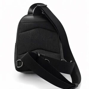Men's Black Sling Crossbody Bag - Compact Everyday Carry